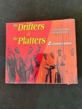 The Drifters & The Platters 2 Compact Discs CDs. New Sealed